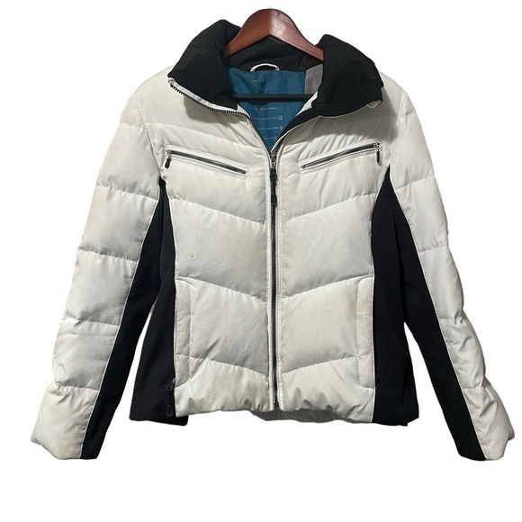 Calvin Klein Performance Down Puffer Winter White Puffer Ski Coat Size Medium - Picture 1 of 11
